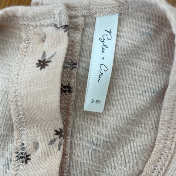 Floral Beige Toddlers Dress - Picture 6 of 6